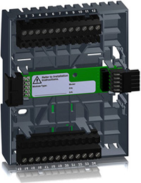 Terminal base for I/O modules