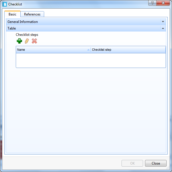 Checklist Properties