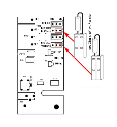 Bias resistor addition on MNB-1000
