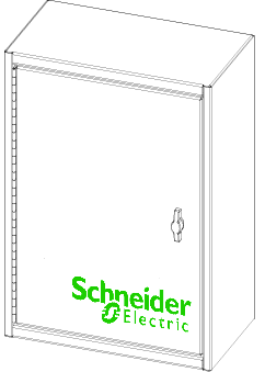 UNM-SCH181810RC Enclosure - Front View
