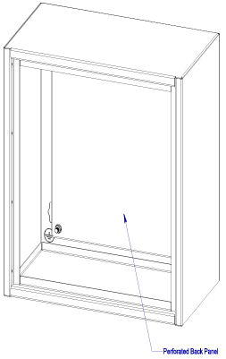 UNM-SCH181810RC Enclosure - Inside View
