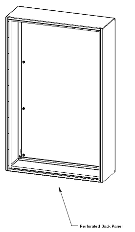 UNM-SCH304810RC Enclosure - Inside View
