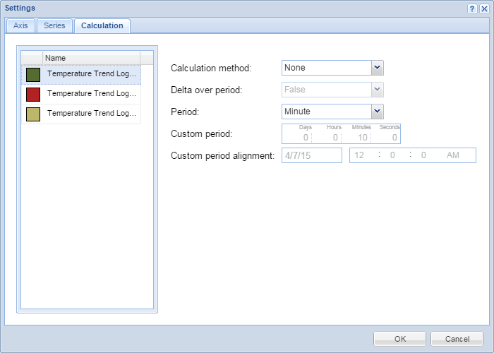 Calculation tab
