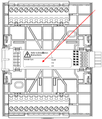 Terminal Base Label (Module Type)
