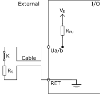 Series only external connection
