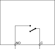 Form A digital output internal configuration
