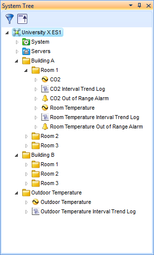 Example 1 - Room structure
