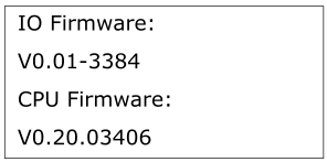 About screen on MP-C or IP-IO module
