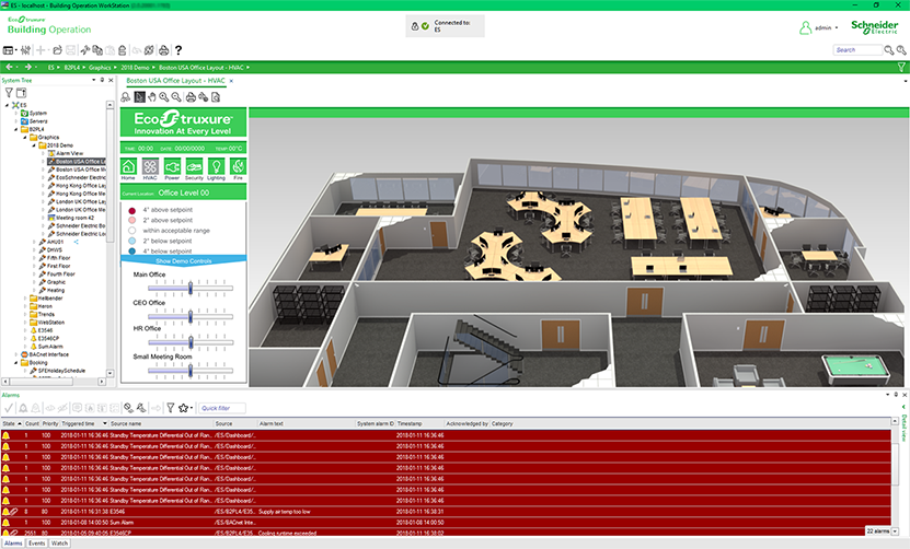 schneider hvac graphics library