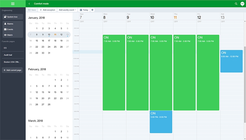 Schedule Editor 
