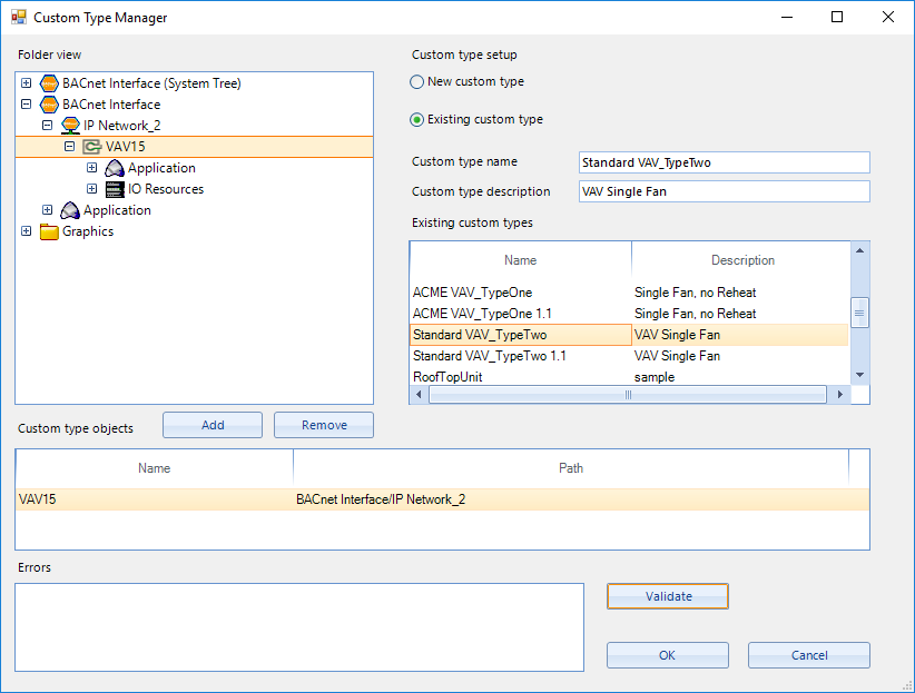 Custom Type Manager