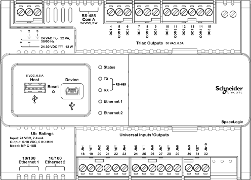 Screw terminals and other connectors, MP-C-18B
