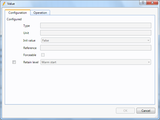 Configure Dialog Box - Configuration Tab