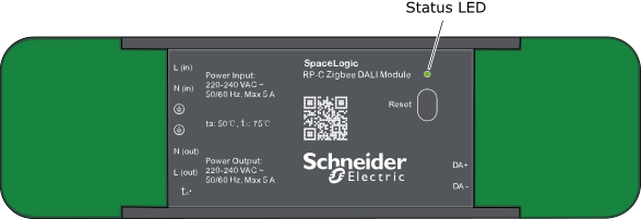 Zigbee Modules LED (Example for RP-C-EXT-ZB-DALI)
