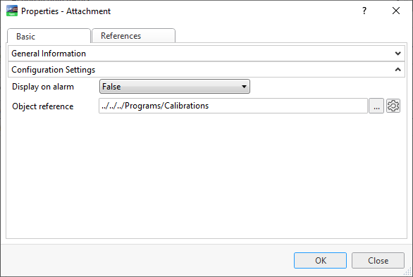 Attachment properties
