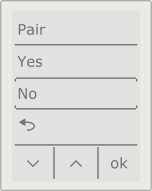 Pair screen