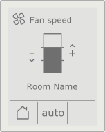 Fan speed screen
