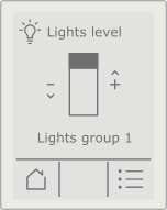 Lights level screen
