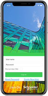 eCommission SmartX Controllers mobile app
