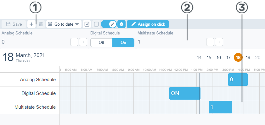 Multi schedule viewer workspace
