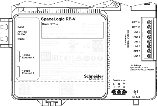 Screw terminals and other connectors, RP-V-4A 
