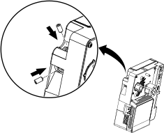 Alternative position of the mounting screws for shorter damper shaft lengths
