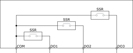 SSR digital output internal configuration
