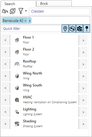 Semantic engineering navigation search tab
