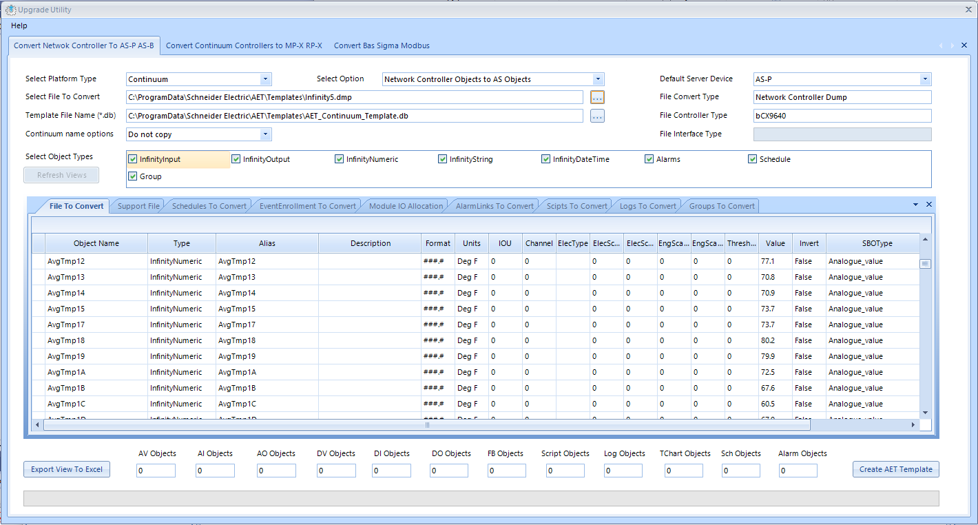 Continuum Upgrade Utility
