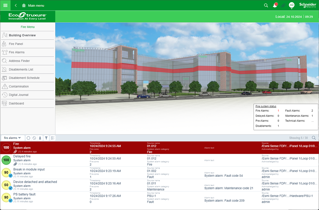 Sample WebStation interface
