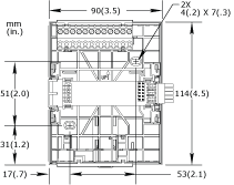 TB-AS-W1 Dimensions
