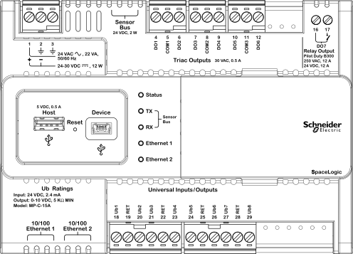 Screw terminals and other connectors, MP-C-15A
