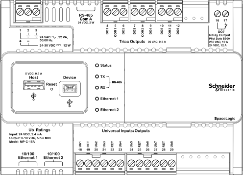 Screw terminals and other connectors, MP-C-15A
