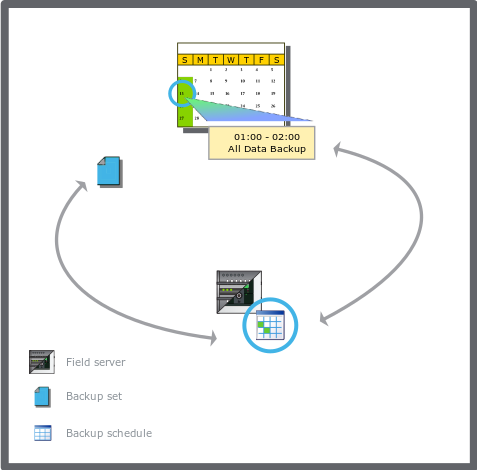 Backup on a standalone field server
