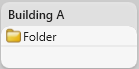 A system object of the object type Folder with the name Building A.
